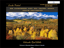 Tablet Screenshot of mountainhomesofdenver.com